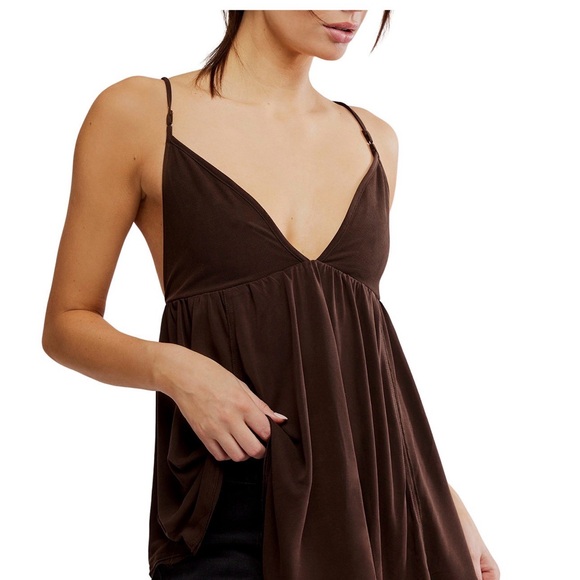 Free People Tops - Free People Brown Tunic Top